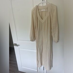 Gauze cream Cirena maxi with belt!